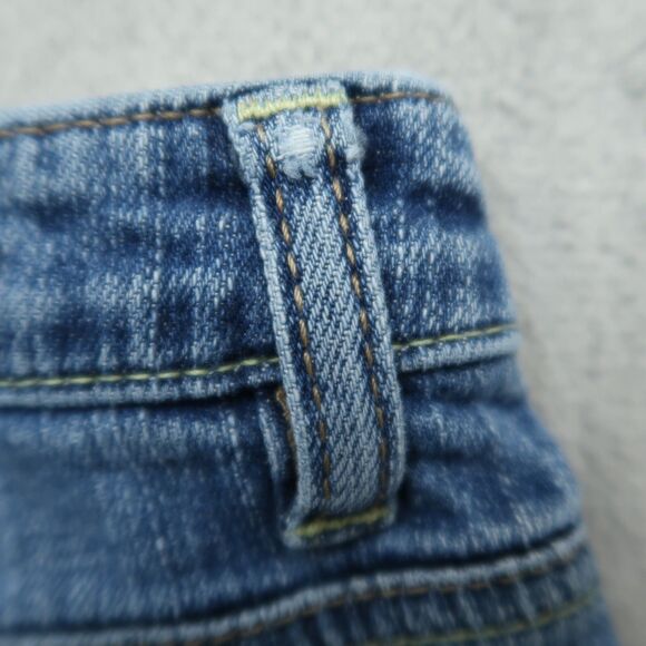 DKNY Jeans Women's 8S Blue Mid-Rise Bootcut Stretch Denim 28" Inseam Timeworn - Picture 4 of 16